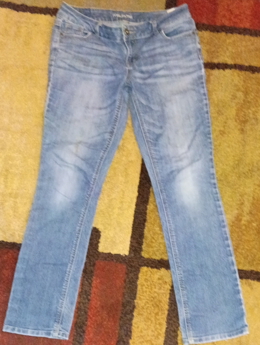 Maurice's Women’s Light Blue Straight-Leg Jeans Size 9/10